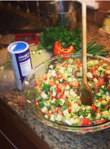 Refreshing Israeli Salad