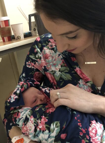 Episode 041: Our First Baby’s Unmedicated Hospital Birth Story