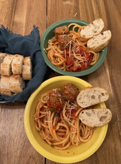 Martin’s Meatballs with Red Sauce